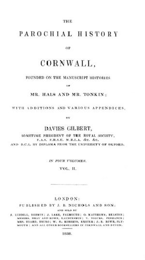 [Gutenberg 60556] • The Parochial History of Cornwall, Volume 2 (of 4)